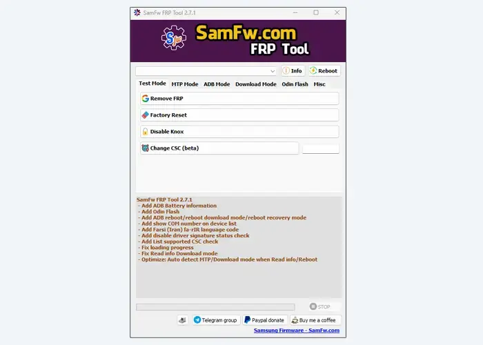 SamFw Tool v2.7.1