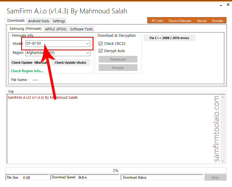 SamFirm Tool Guide