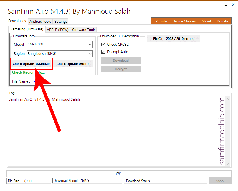 SamFirm Tool Guide