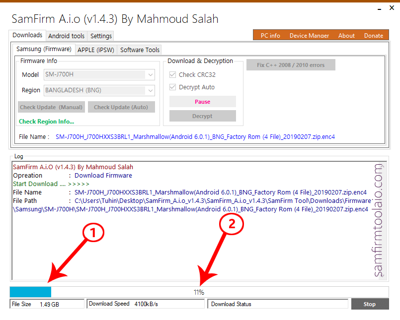 SamFirm Tool Guide