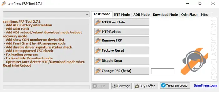 SamFirms FRP Tool 2.7.1