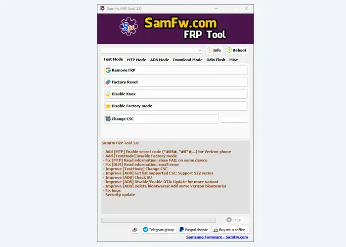 SamFw Tool v3.3.1